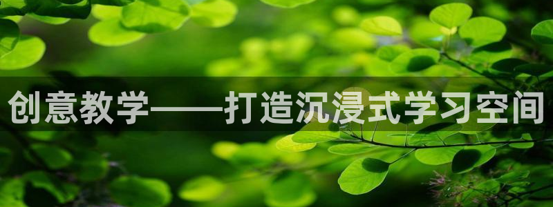 fb平台体育:创意教学——打造沉浸式学习空间