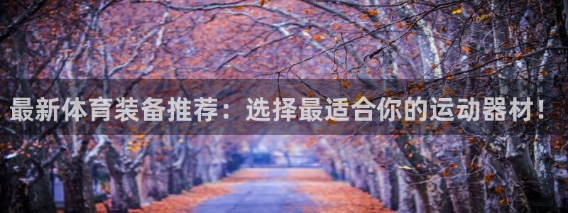 fb体育集团:最新体育装备推荐:选择最适合你的运动器材!